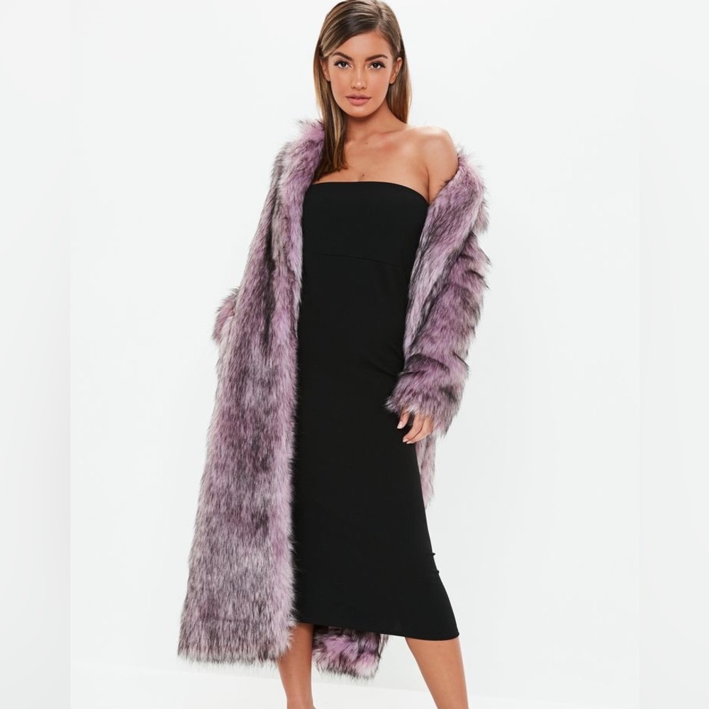 Missguided Faux Fur Coat 🎀 SOLD OUT! Taylor swift style! RARE! LOW 💲! XS-S! 4